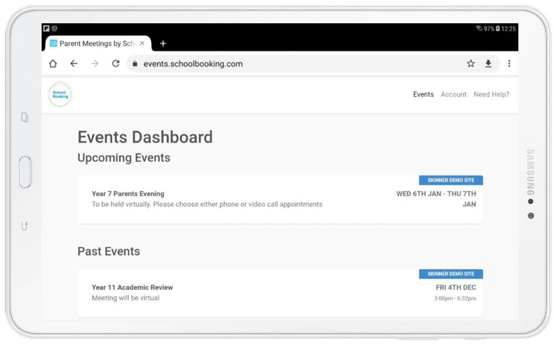 Event Dashboard